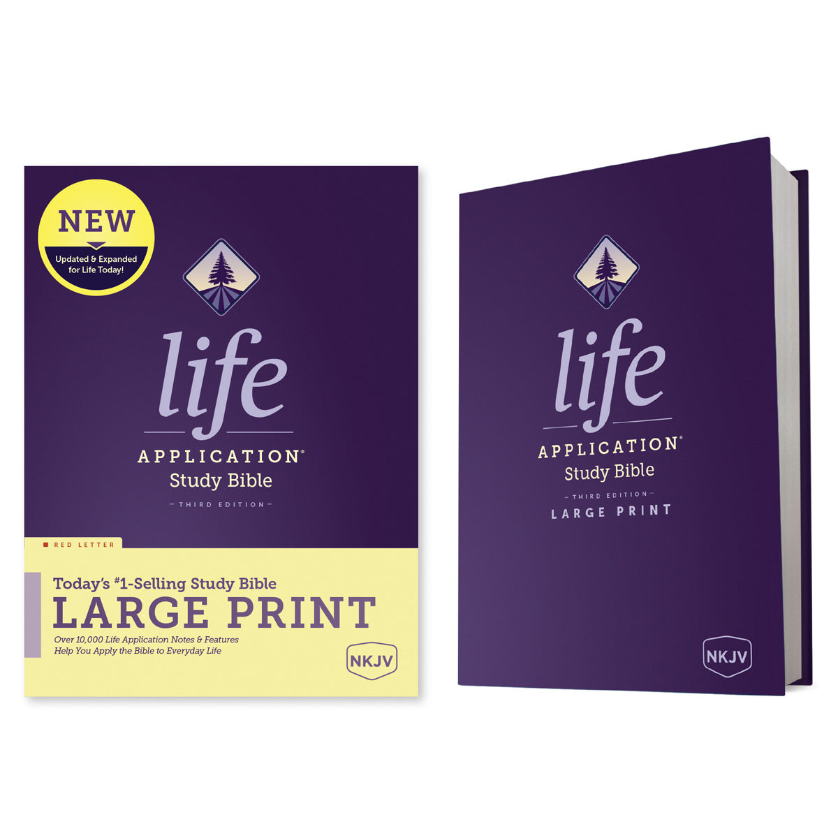NKJV Life Application Study Bible, Third Edition, Large Print, Red Letter (Hardcover)
