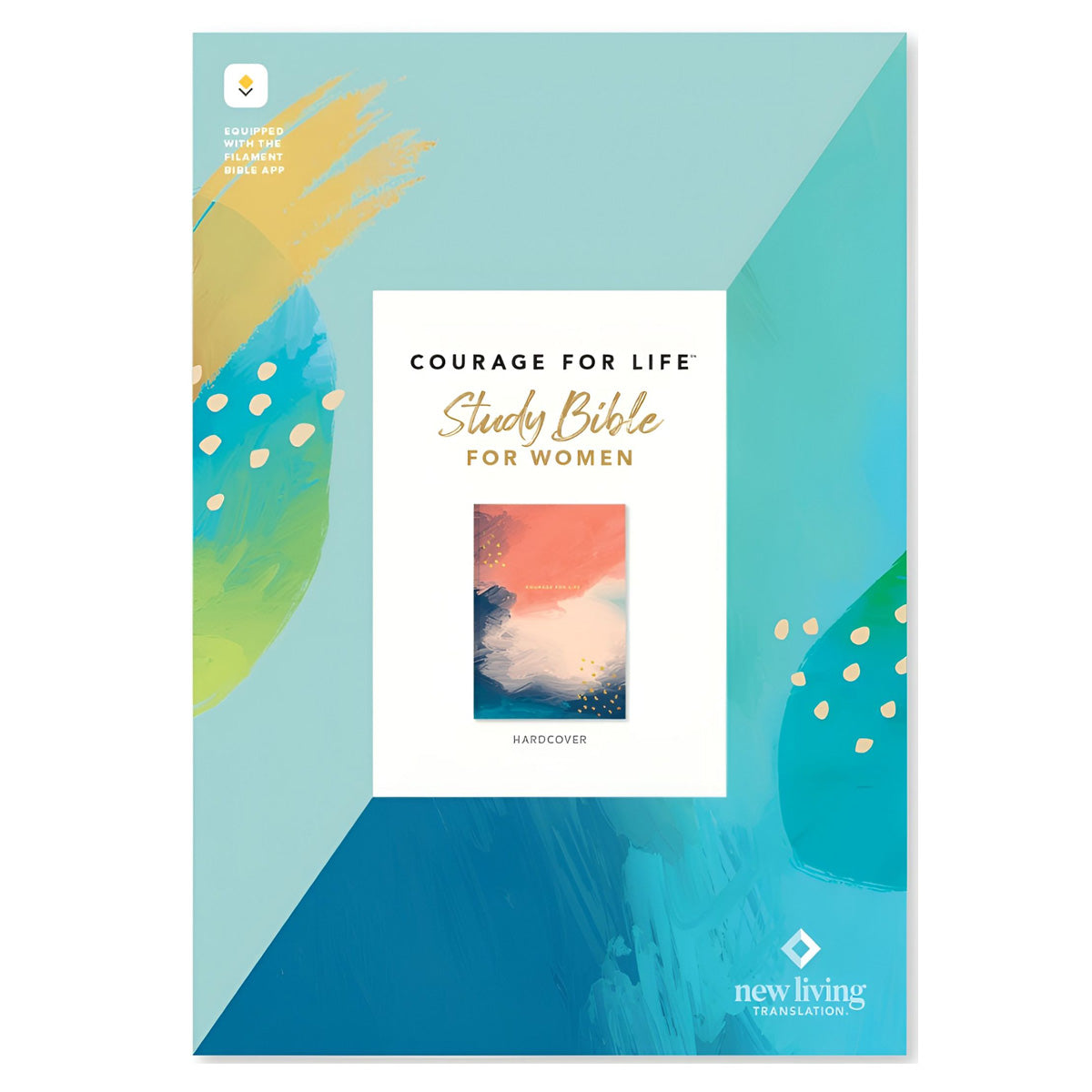 NLT Courage For Life Filament Enabled Study Bible For Women (Hardcover)
