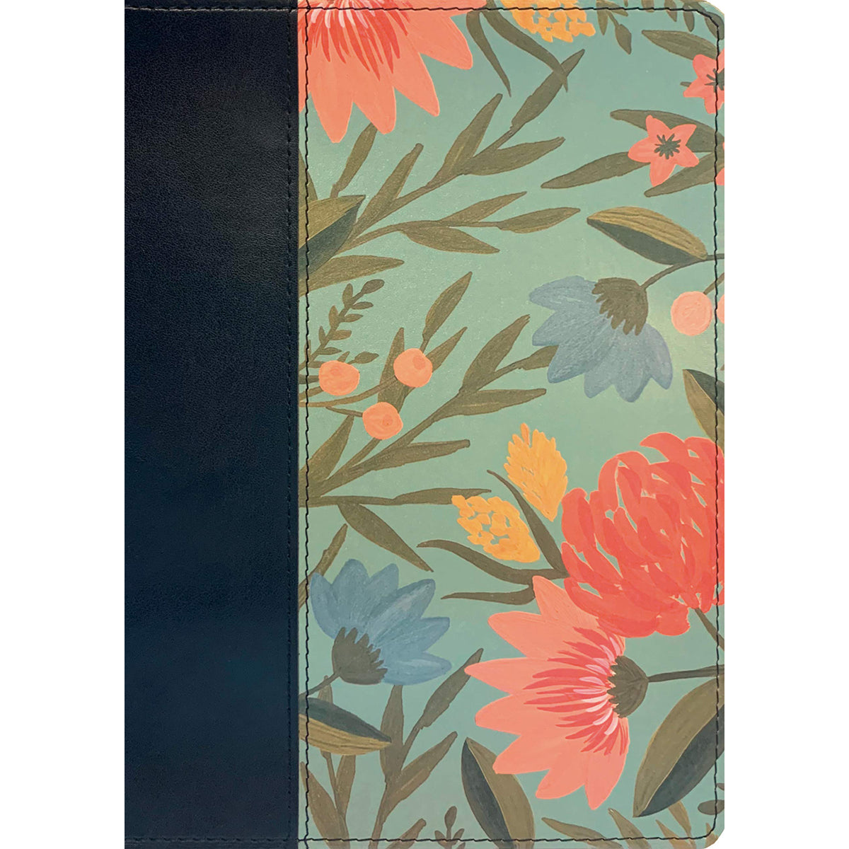 NLT Life Application Study Bible, Third Edition, Red Letter, Index, Floral Teal (Imitation Leather)