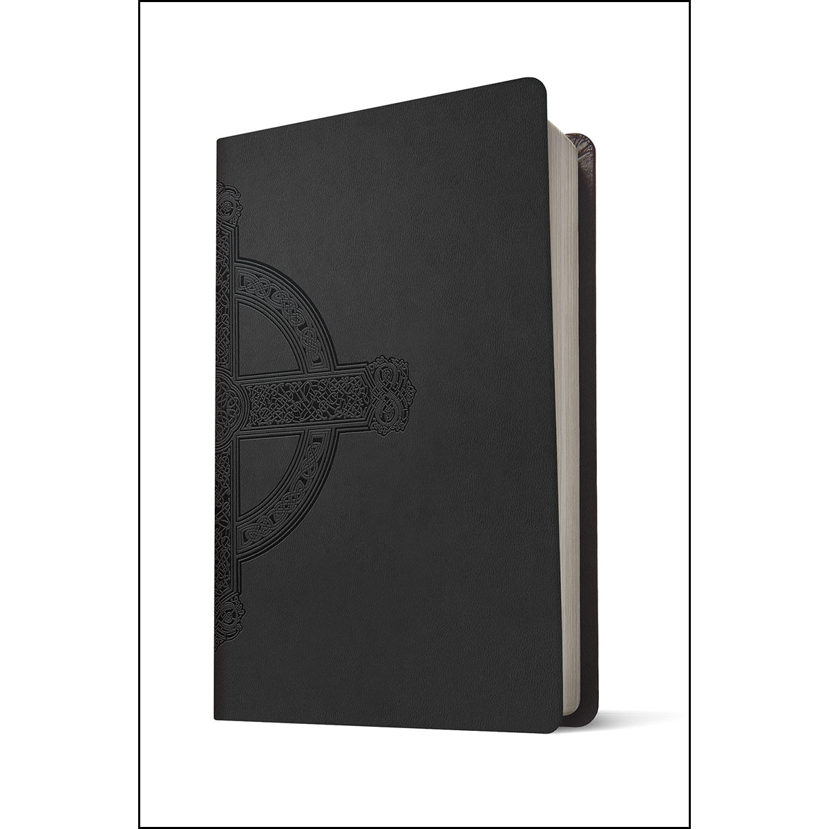 KJV Filament Premium Value Thinline Bible Large Print Black Celtic Cross (Imitation Leather)