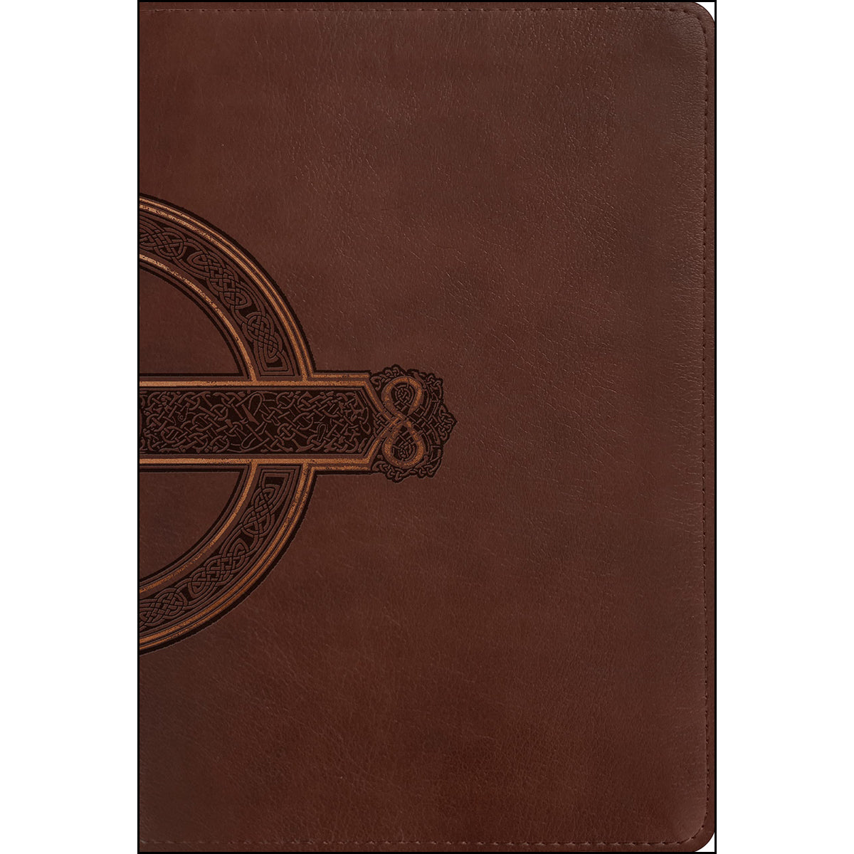 NLT Filament Compact Bible Giant Print Red Letter Indexed Mahogany Celtic Cross (Imitation Leather)