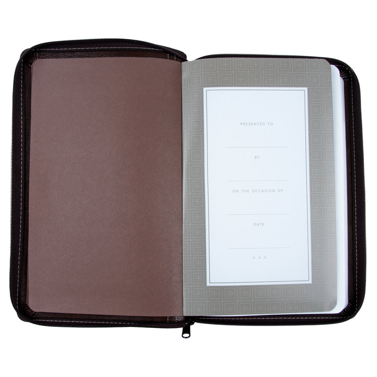 NLT Filament Thinline Reference Bible, Rustic Brown With Zip (Imitation Leather)