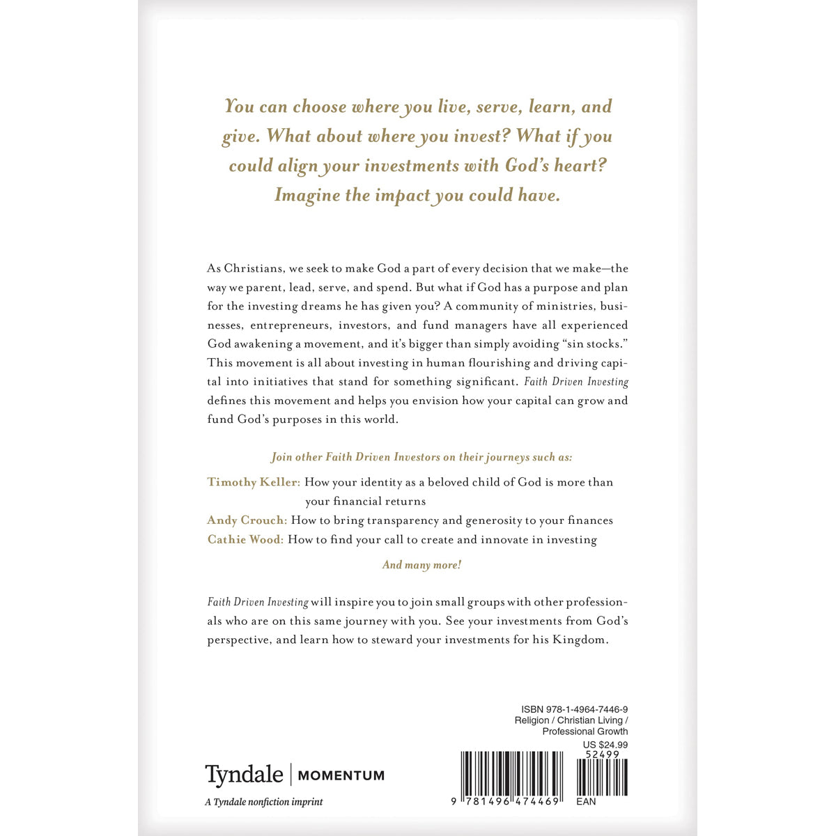 Faith Driven Investing: Every Investment Has An Impact (Hardcover)