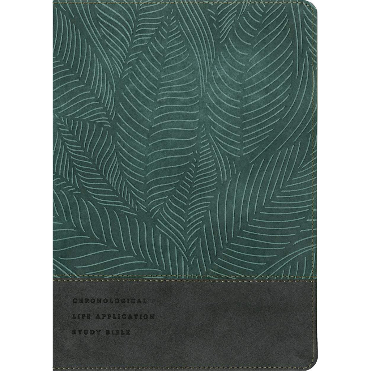 NLT Palm Forest Teal Imitation Leather Chronological Life Application Study Bible Second Edition
