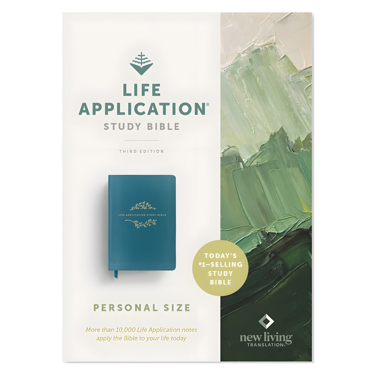NLT Teal Imitation Leather Personal Size Life Application Study Bible Third Edition