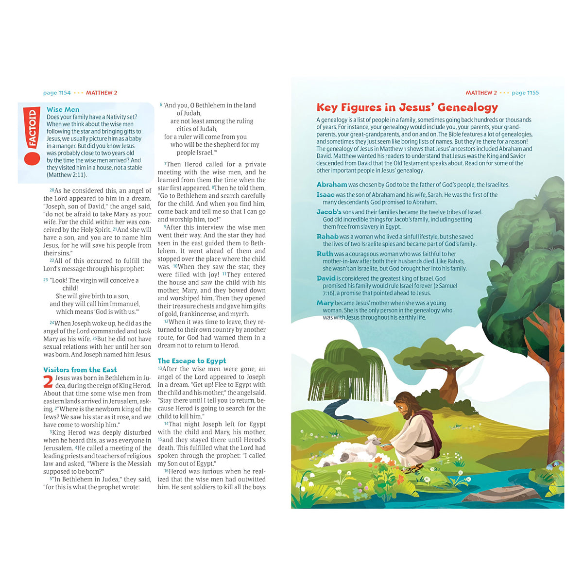 NLT Beach Sunrise Imitation Leather Go Bible for Kids