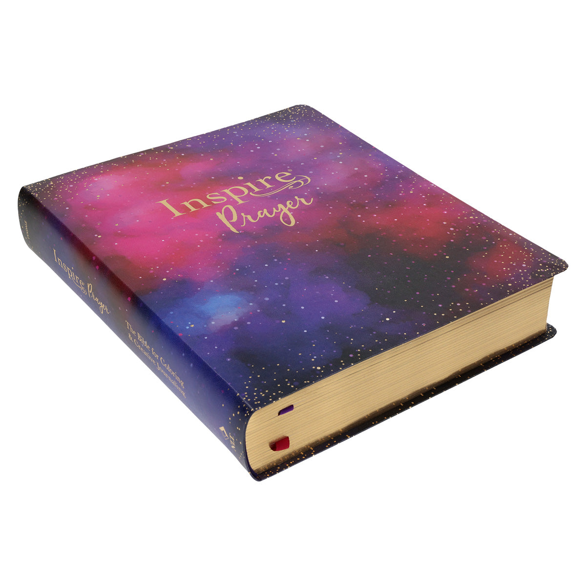 NLT Purple Faux Leather Flexcover Inspire Prayer Filament-Enabled Edition Bible Giant Print