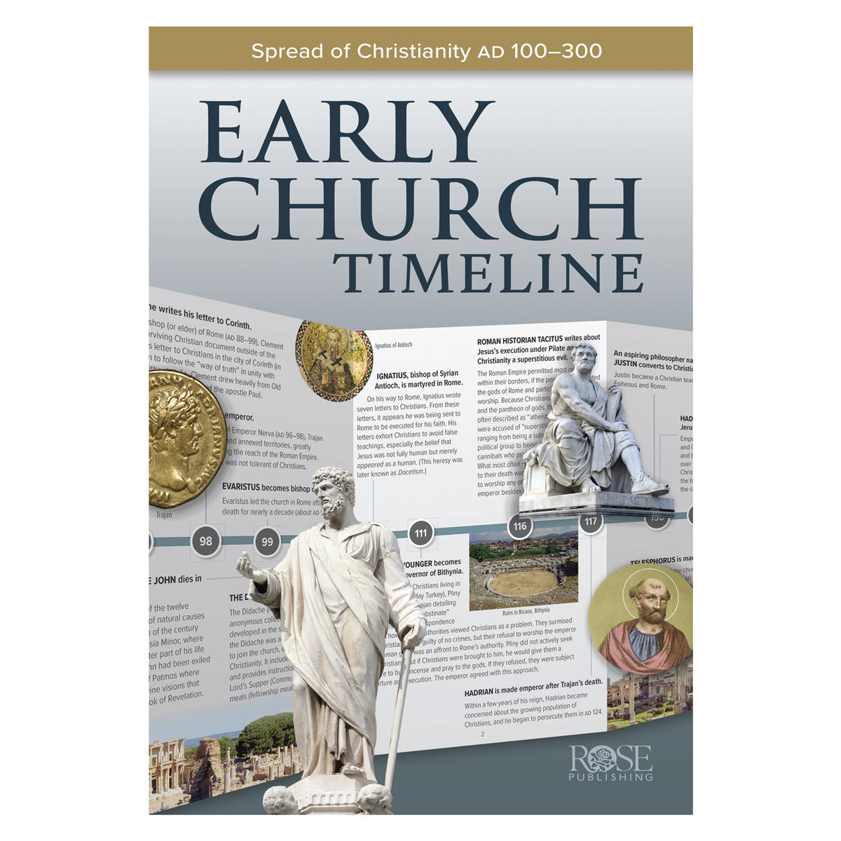 Early Church Timeline: Spread of Christianity AD 100–300 (Pamphlet)