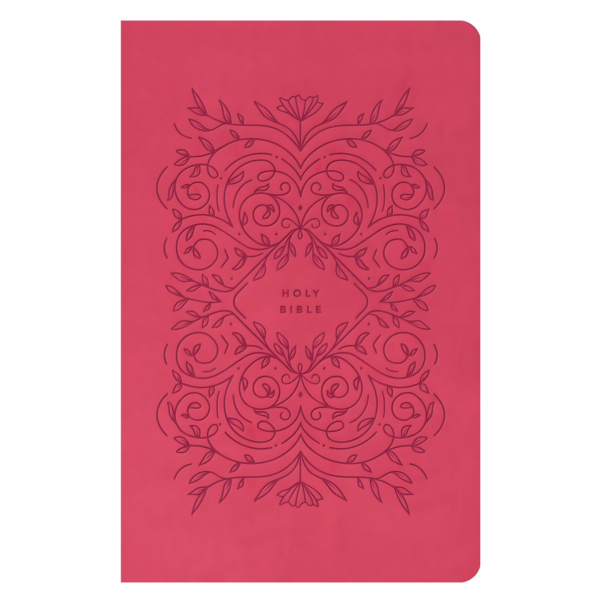 NLT Very Berry Pink Vines Imitation Leather Filament Premium Gift Bible