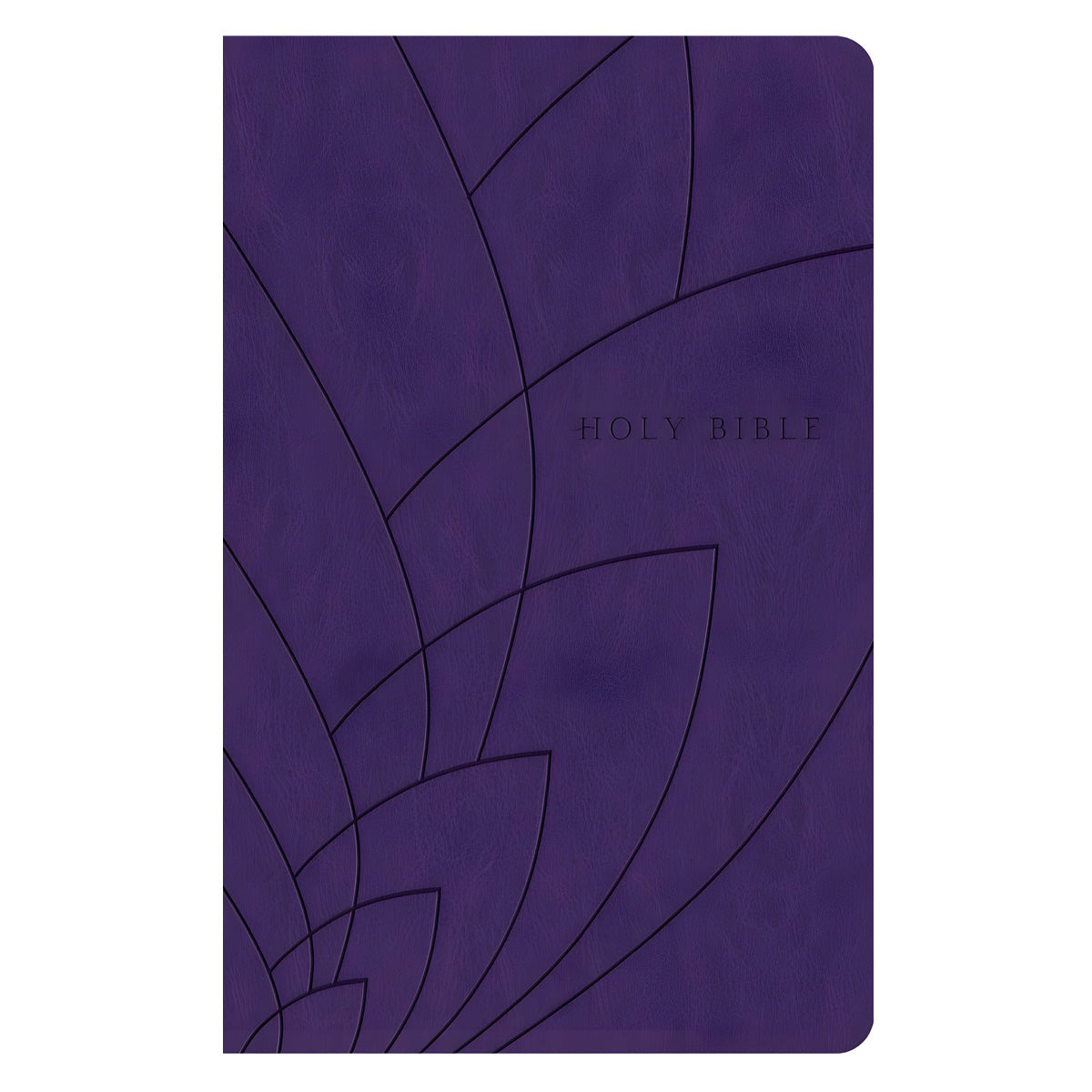 NLT Purple Petals Imitation Leather Filament Premium Gift Bible