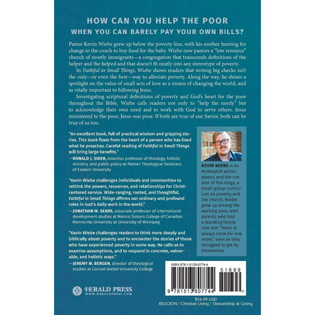 Faithful In Small Things: How To Serve The Needy When You're One Of Them (Paperback)