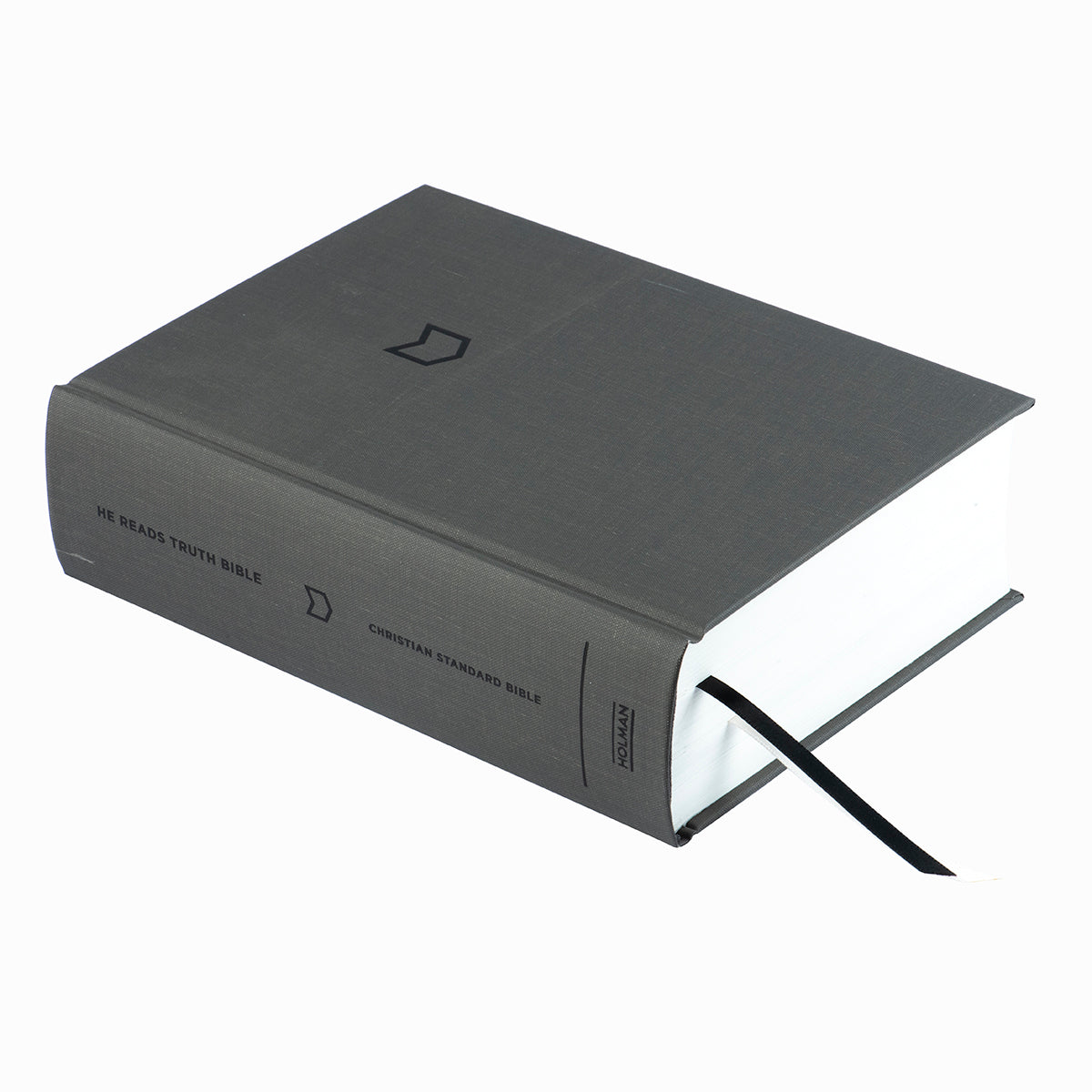 CSB Charcoal Cloth Over Board Hardcover He Reads Truth Bible