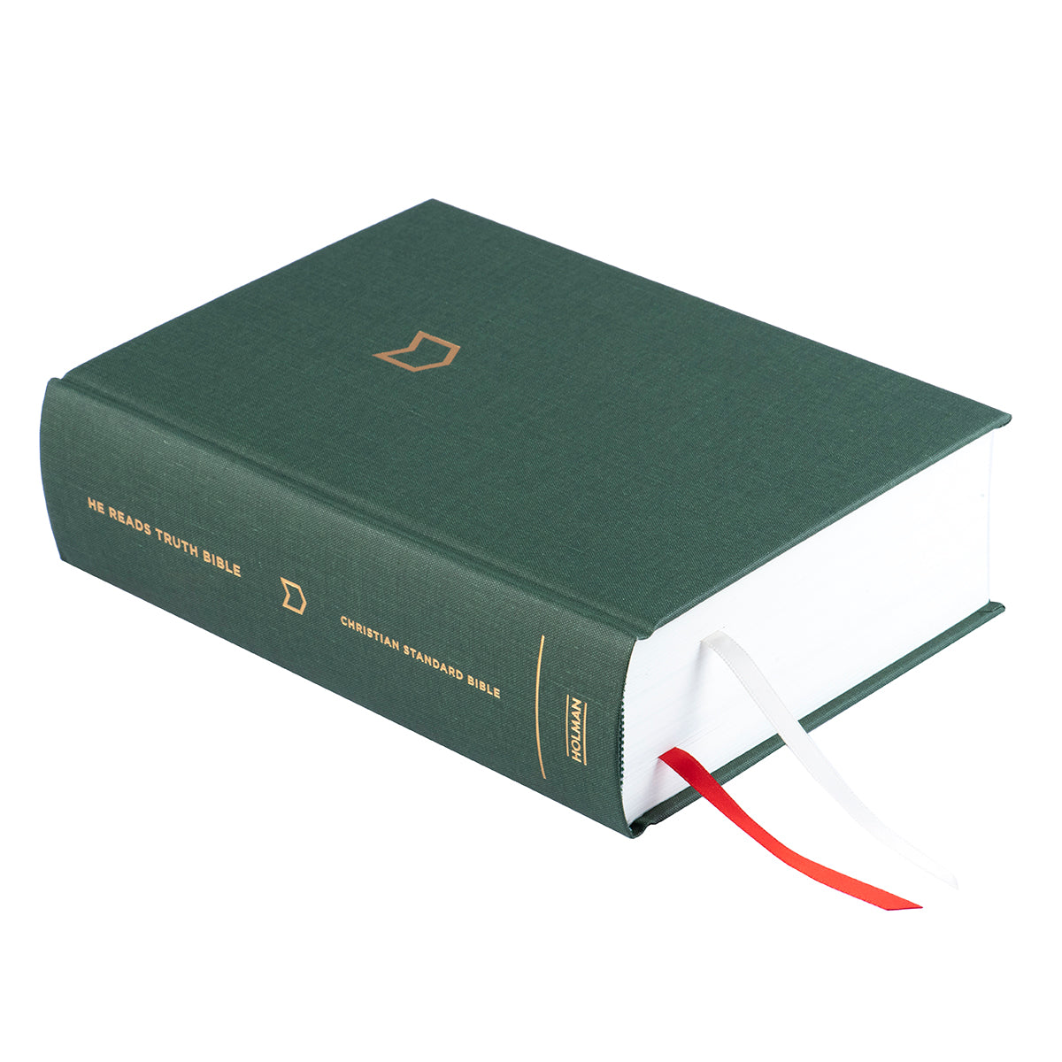 CSB He Reads Truth Bible Cloth Over Board Evergreen (Hardcover)