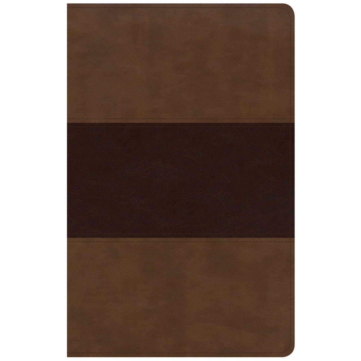 KJV Personal Size Reference Bible Large Print Saddle Brown (Imitation Leather)