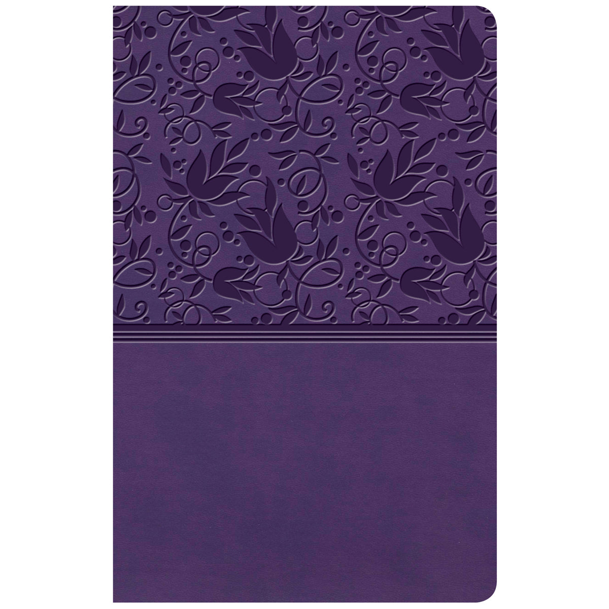 KJV Personal Size Reference Bible Large Print Indexed Purple (Imitation Leather)