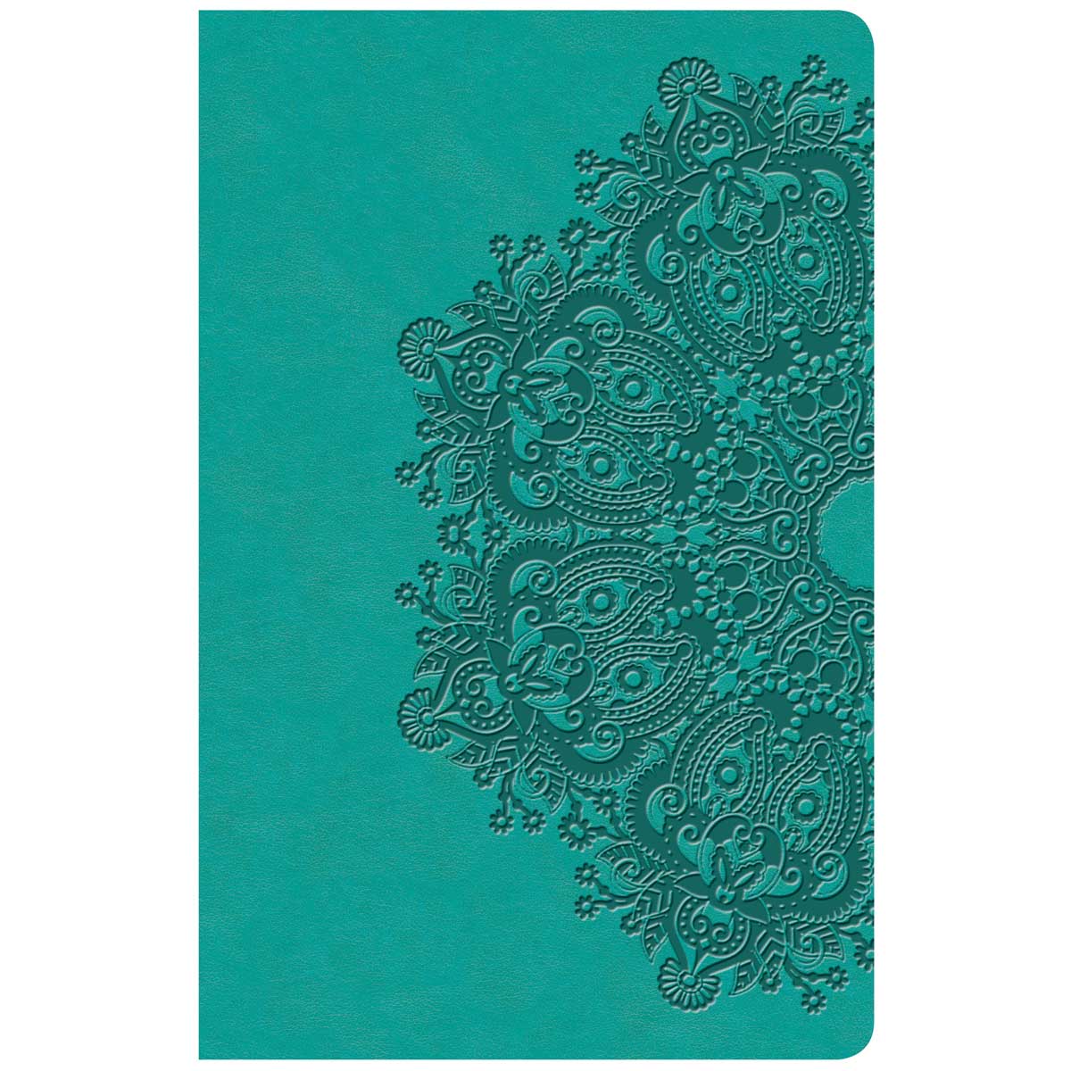KJV Personal Size Reference Bible Large Print Indexed Teal (Imitation Leather)