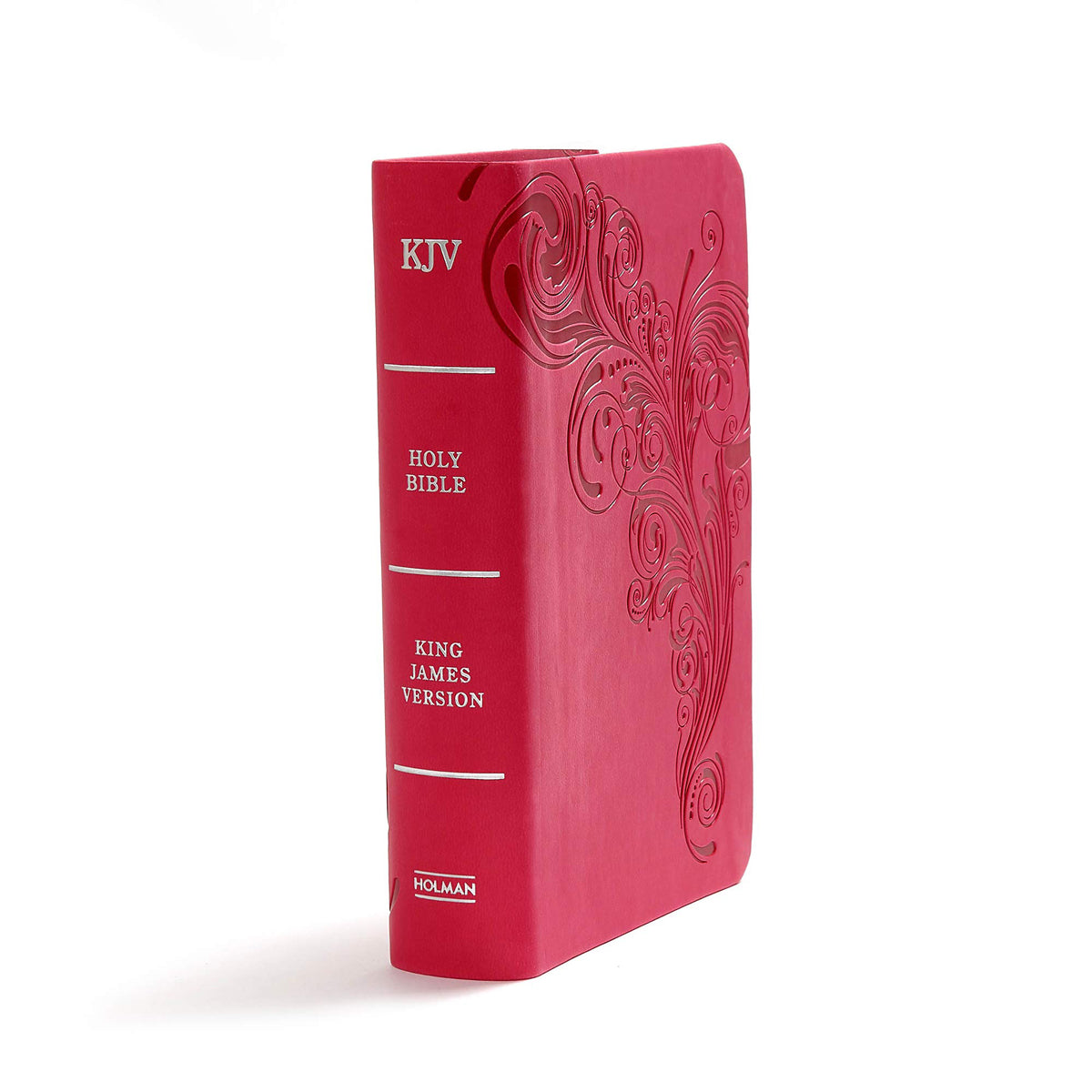 KJV Compact Reference Bible Large Print Pink (Imitation Leather)