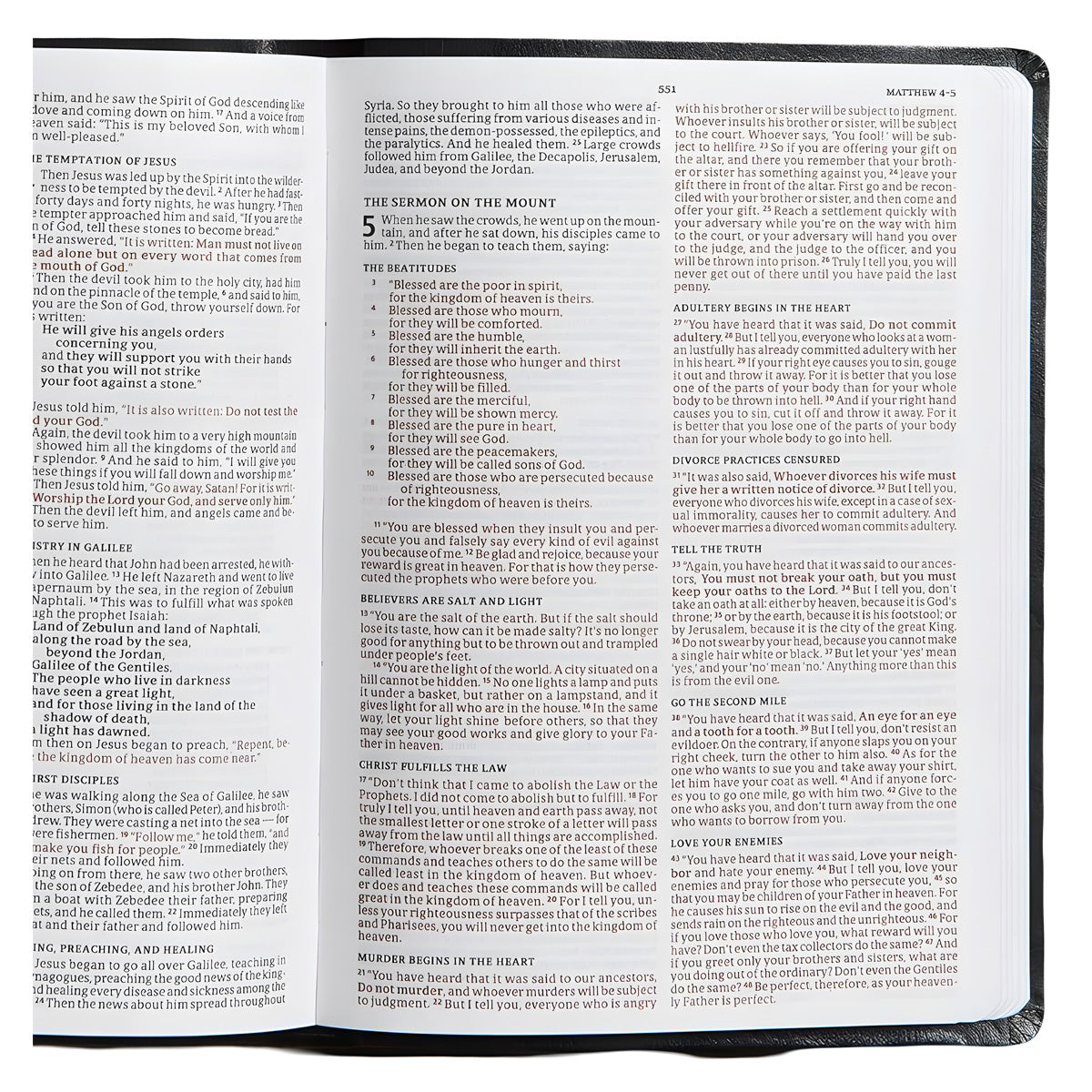 CSB Black Imitation Leather Gift & Award Bible