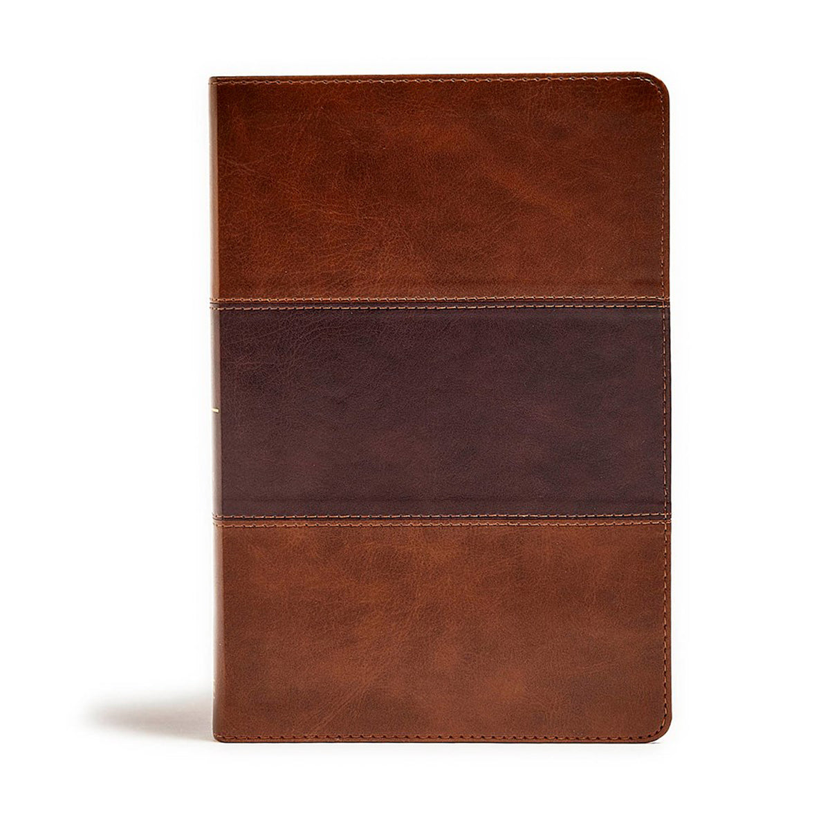 KJV Reference Bible Giant Print Indexed Saddle Brown (Imitation Leather)