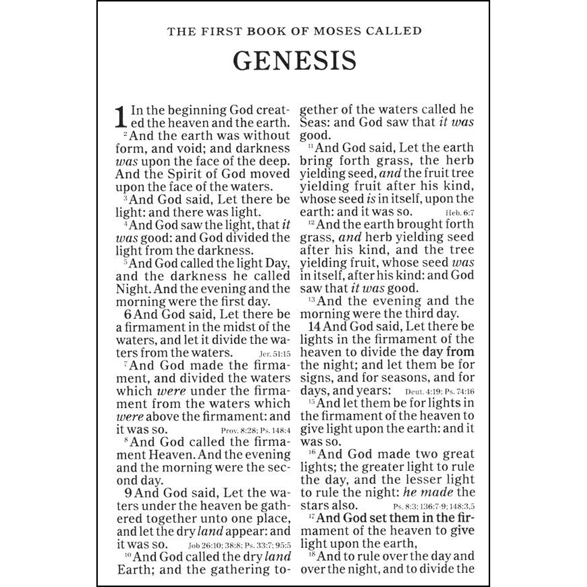 KJV Reference Bible Super Giant Print Indexed Black (Genuine Leather)