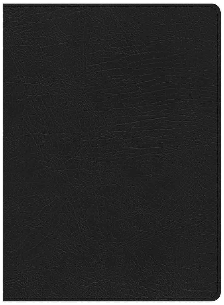 CSB Life Essentials Study Bible Black (Genuine Leather)