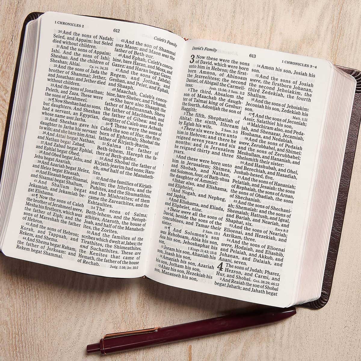 KJV Compact Reference Bible Large Print Celtic Cross Brown (Imitation Leather)