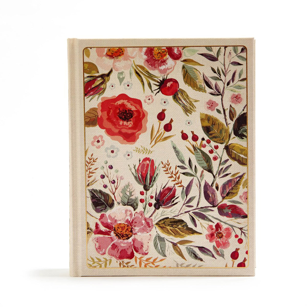 CSB Notetaking Bible Cloth Over Board Floral (Hardcover)