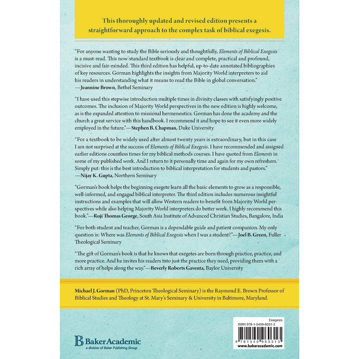 Elements Of Biblical Exegesis: A Basic Guide For Students And Ministers (Paperback)