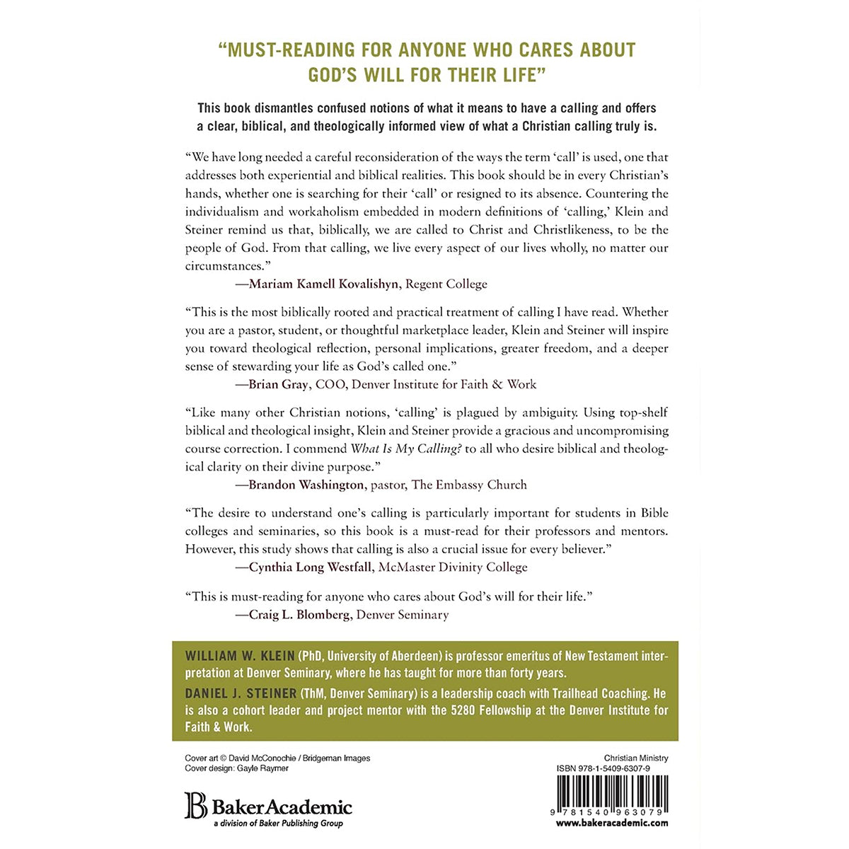 What Is My Calling?: A Biblical And Theological Exploration Of Christian Identity (Paperback)