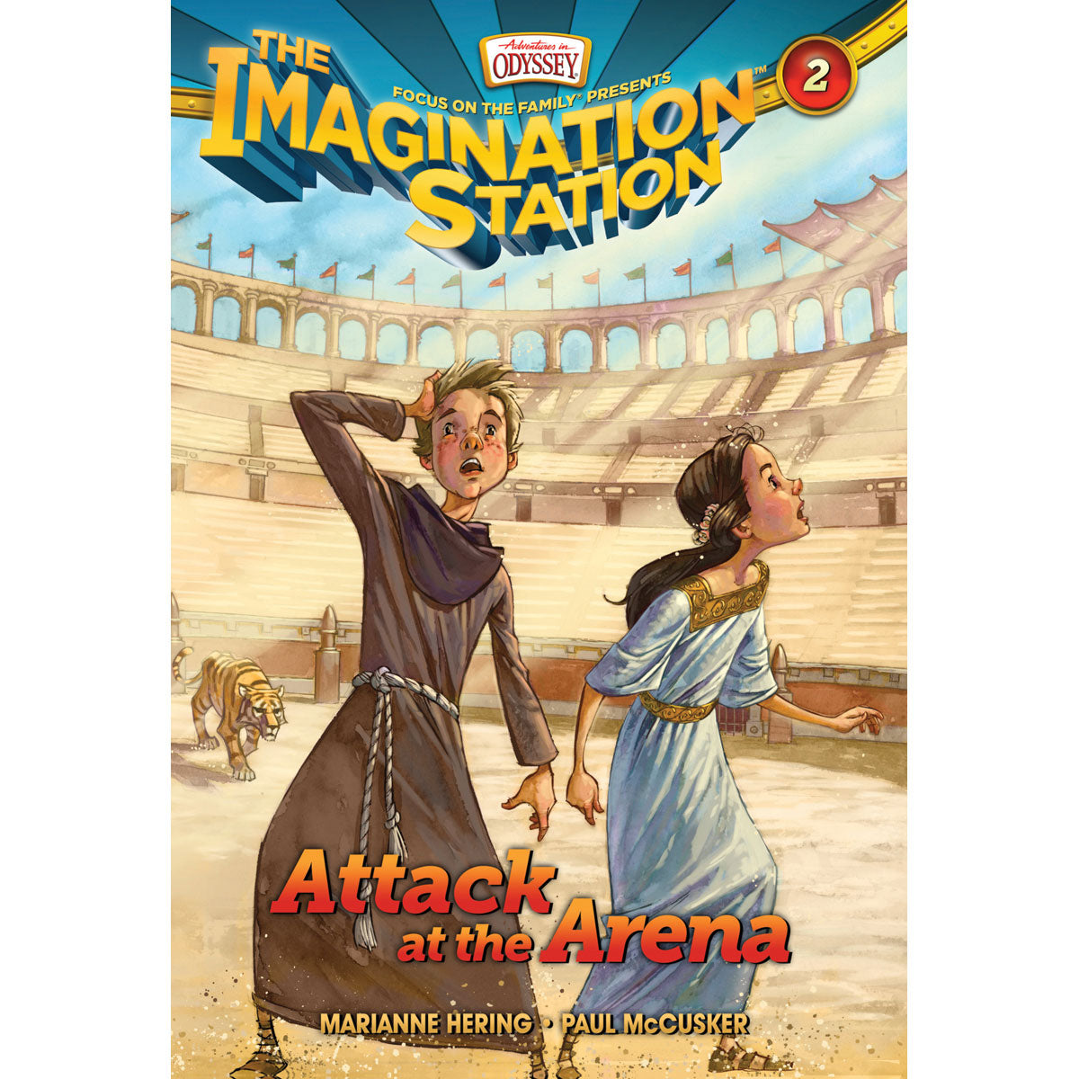 Attack At The Arena (2 Imagination Station Books)(Paperback)