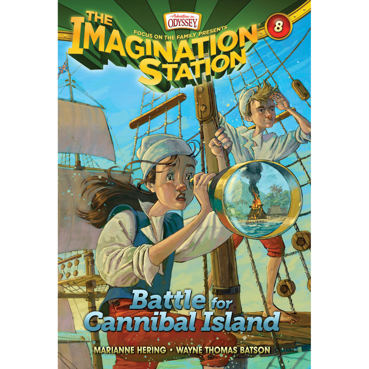 Battle For Cannibal Island (8 Imagination Station Books)(Paperback)