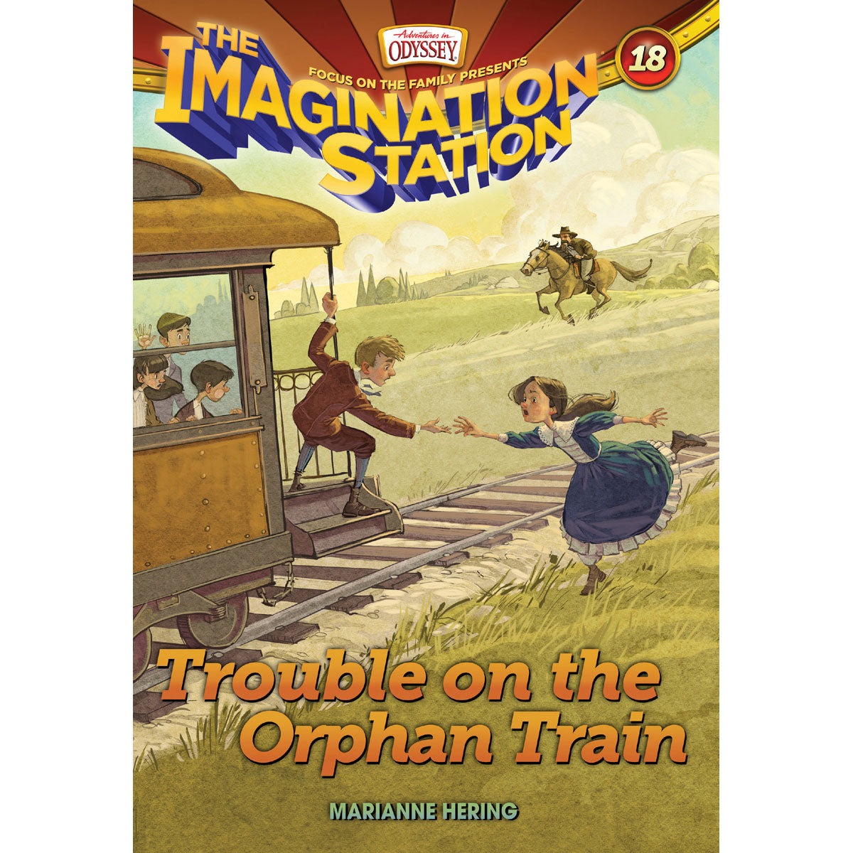 Trouble On The Orphan Train (18 AIO Imagination Station)(Paperback)