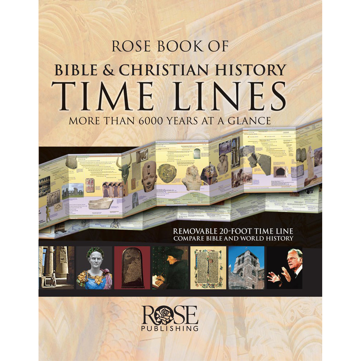 Rose Book of Bible And Christian Time Lines: More Than 6000 Years At A Glance (Hardcover)