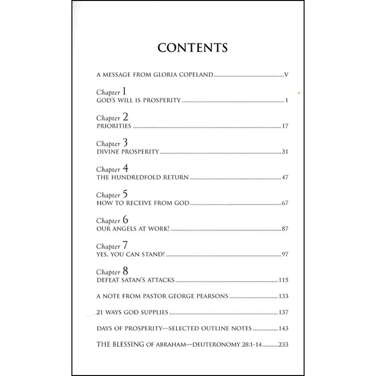 God's Will Is Prosperity: 40Th Anniversary Edition (Paperback)