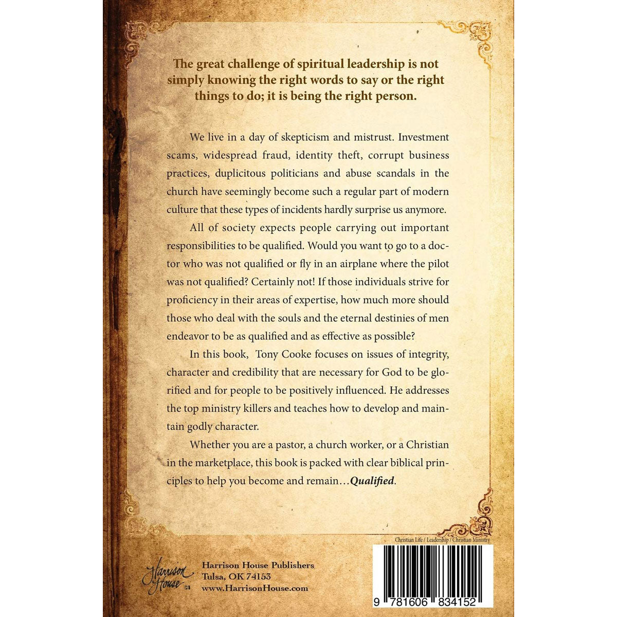 Qualified: Serving God With Integrity & Finishing Your Course With (Paperback)