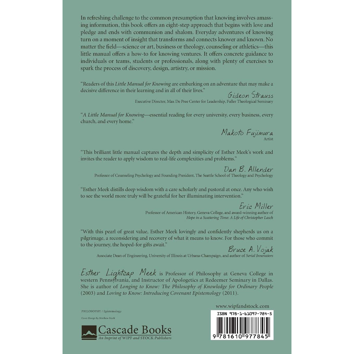A Little Manual For Knowing (Paperback)