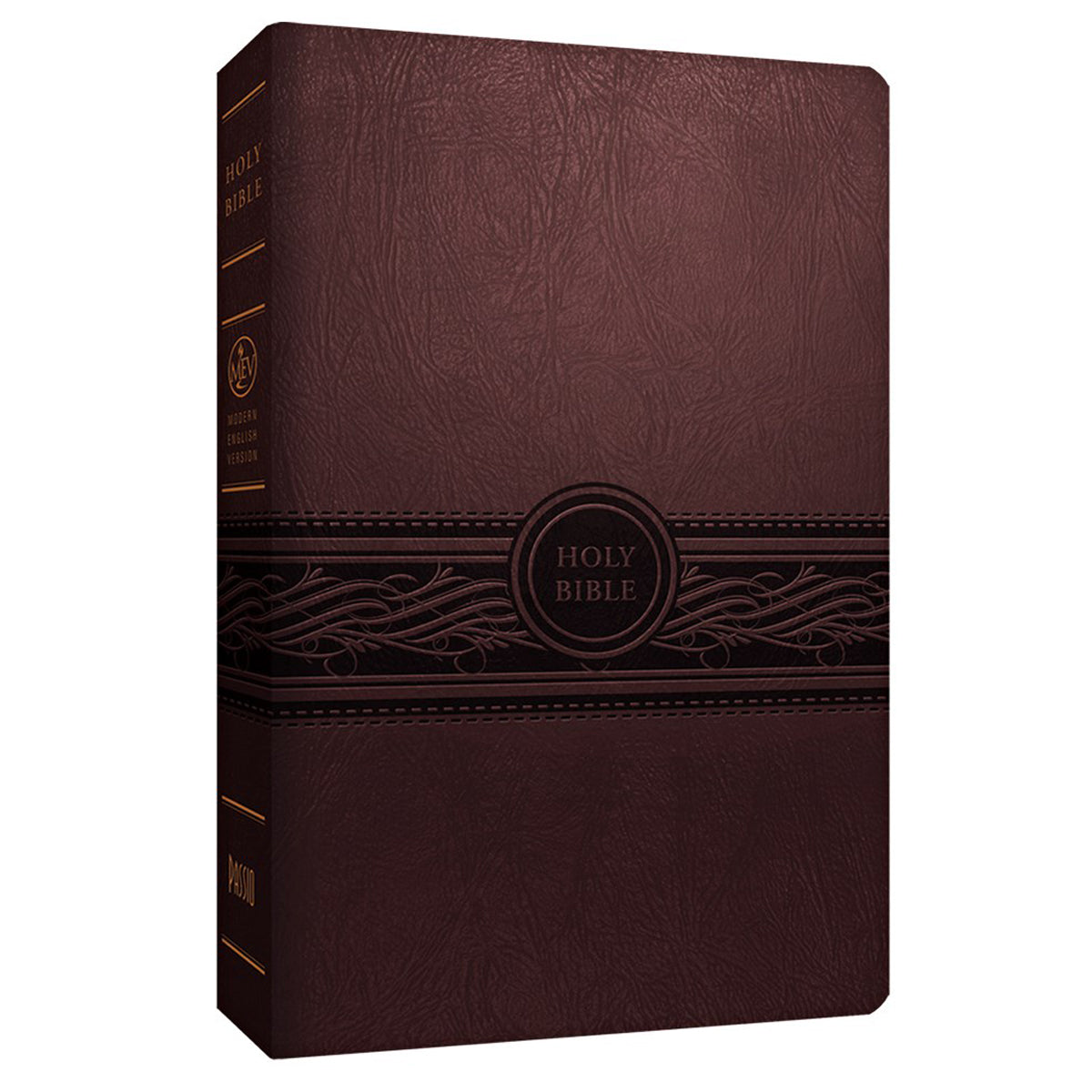 MEV Personal Size Large Print Bible Cherry Brown (Hardcover)