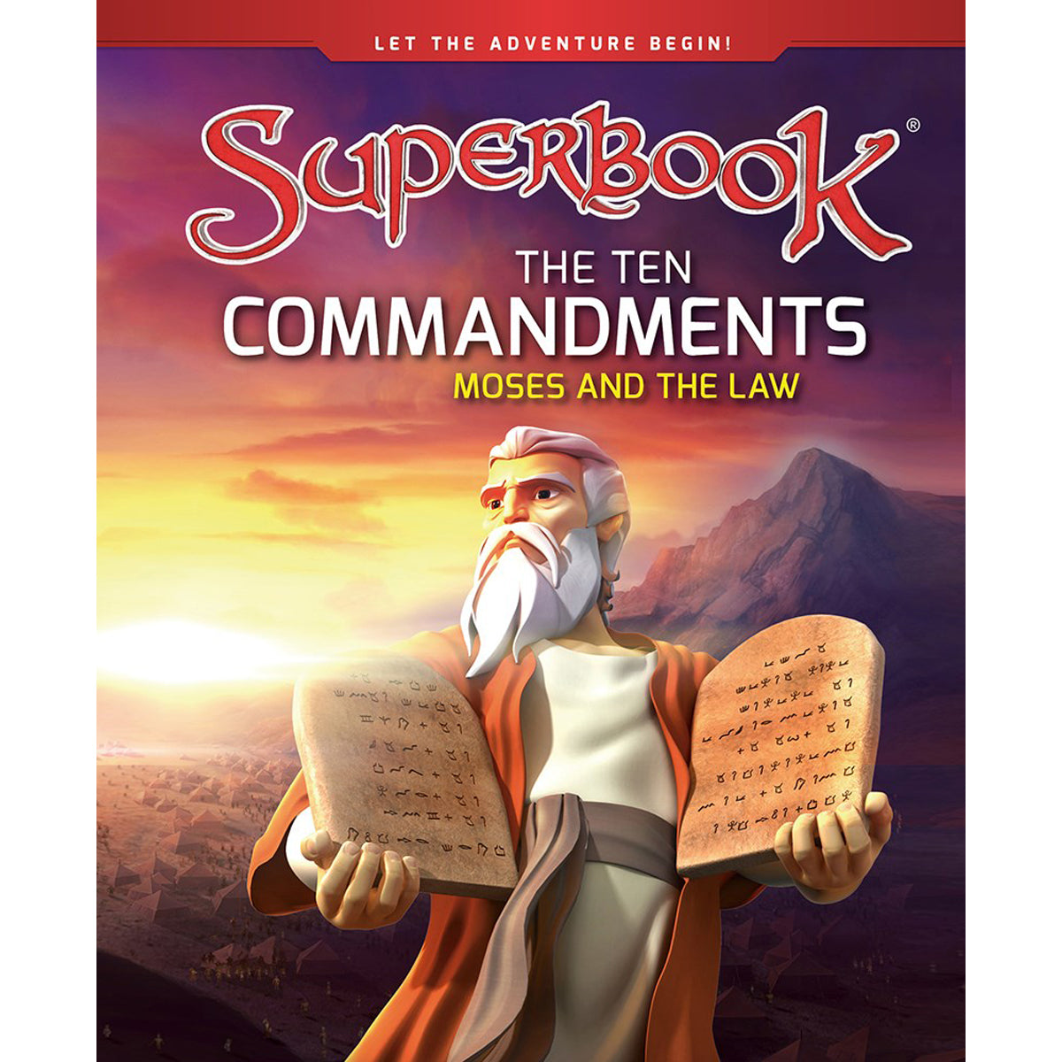 The Ten Commandments: Moses and the Law (Superbook)(Hardcover)