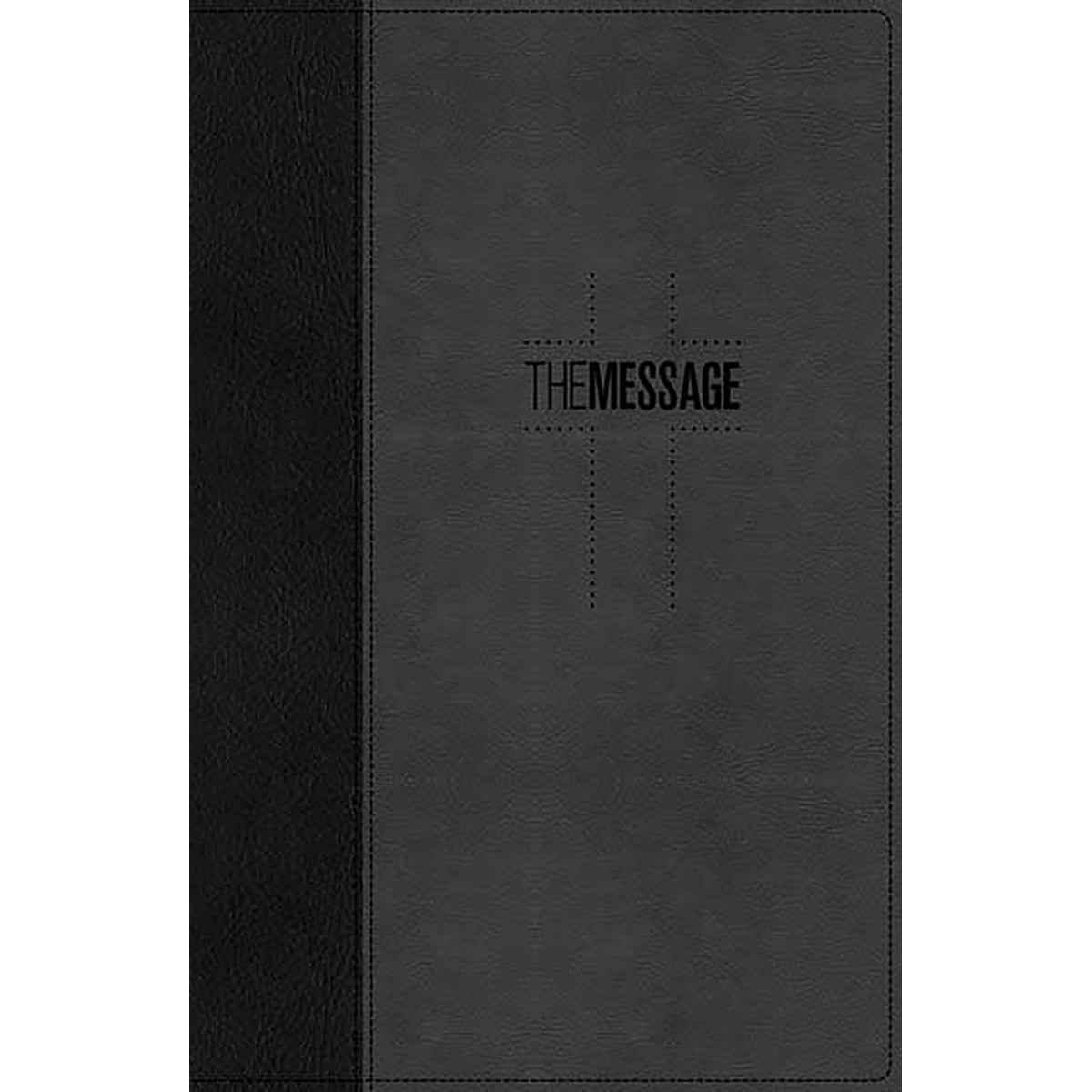 The Message Deluxe Gift Bible Black / Slate (Imitation Leather)