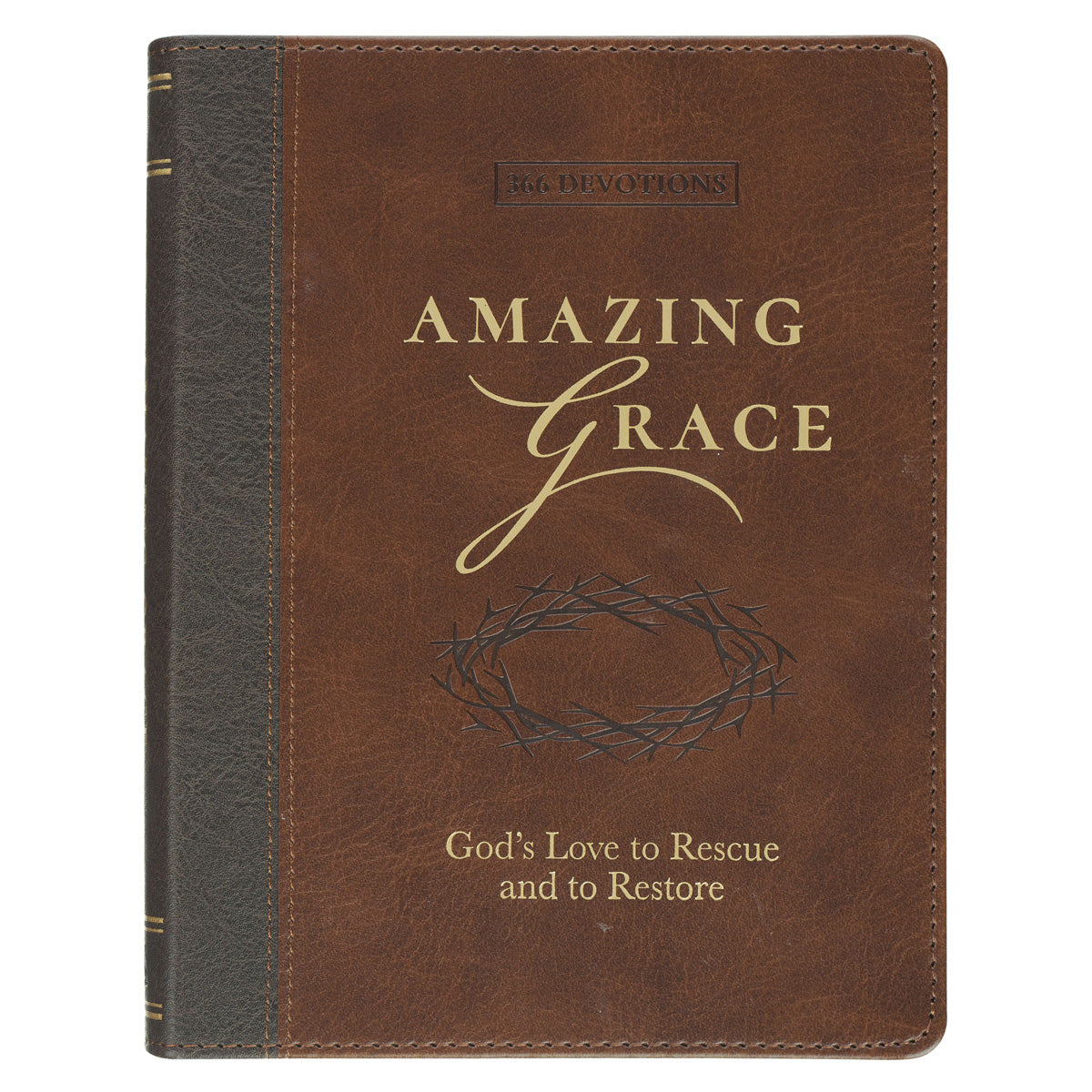 Amazing Grace: God's Love to Rescue and to Restore - 366 Devotions (Faux Leather)