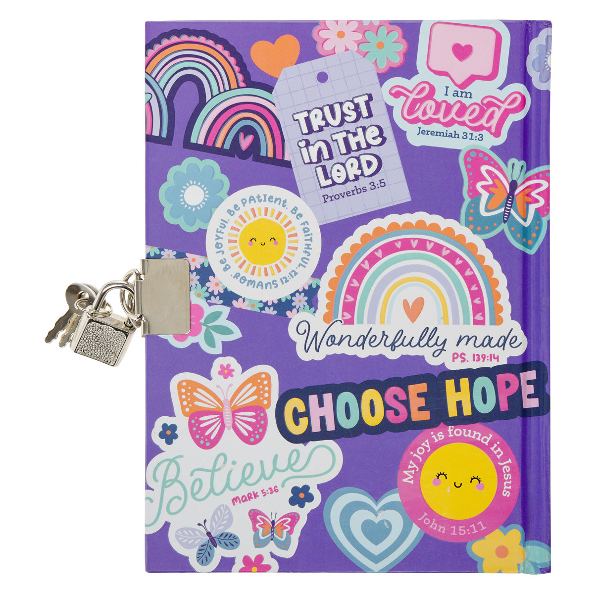 Shine for Jesus Hardcover Secret Diary with a Lock & Key