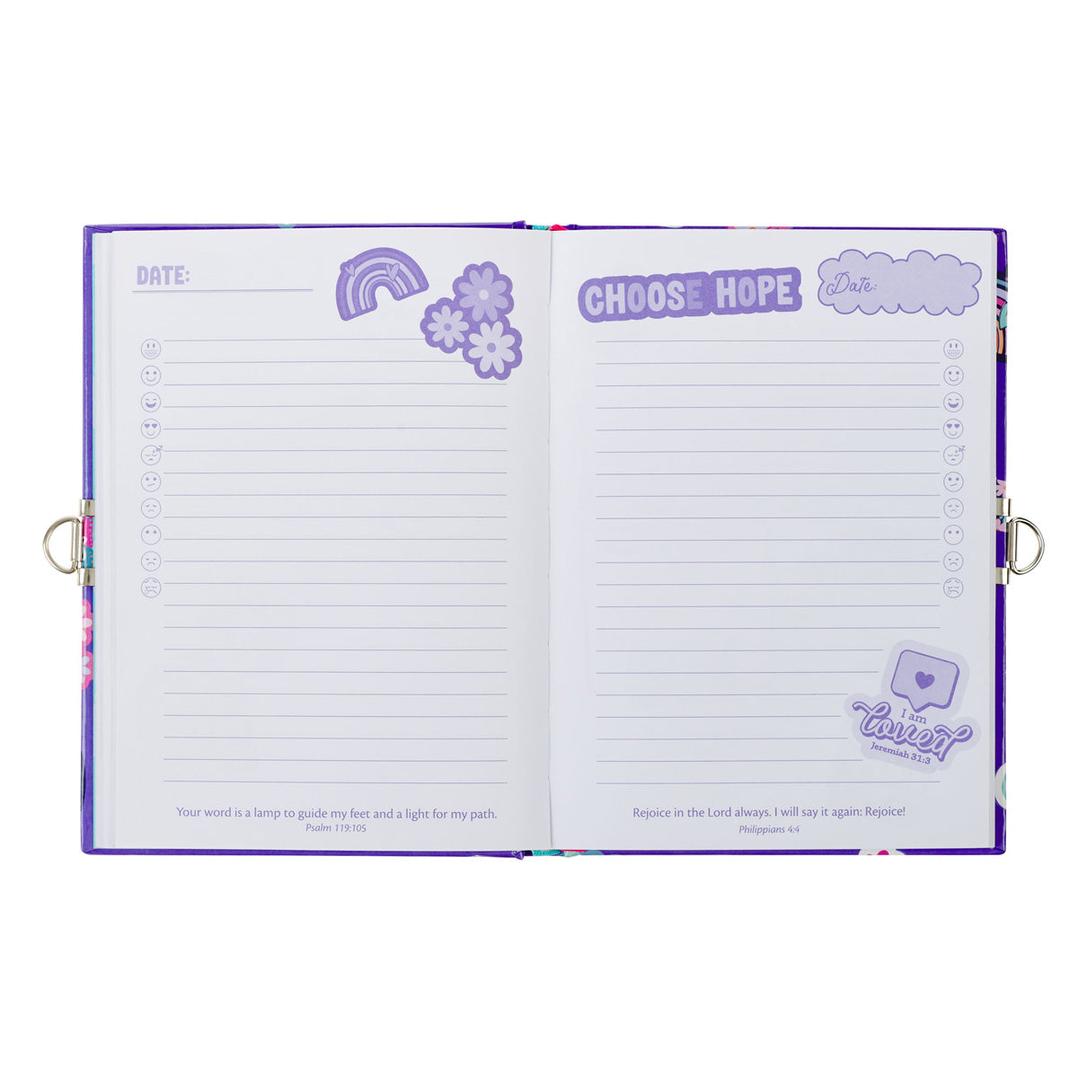Shine for Jesus Hardcover Secret Diary with a Lock & Key