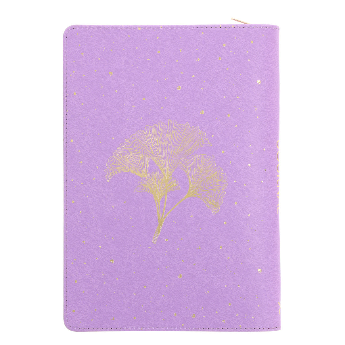 Be Still and Know Orchid Faux Leather Journal with Zipped Closure