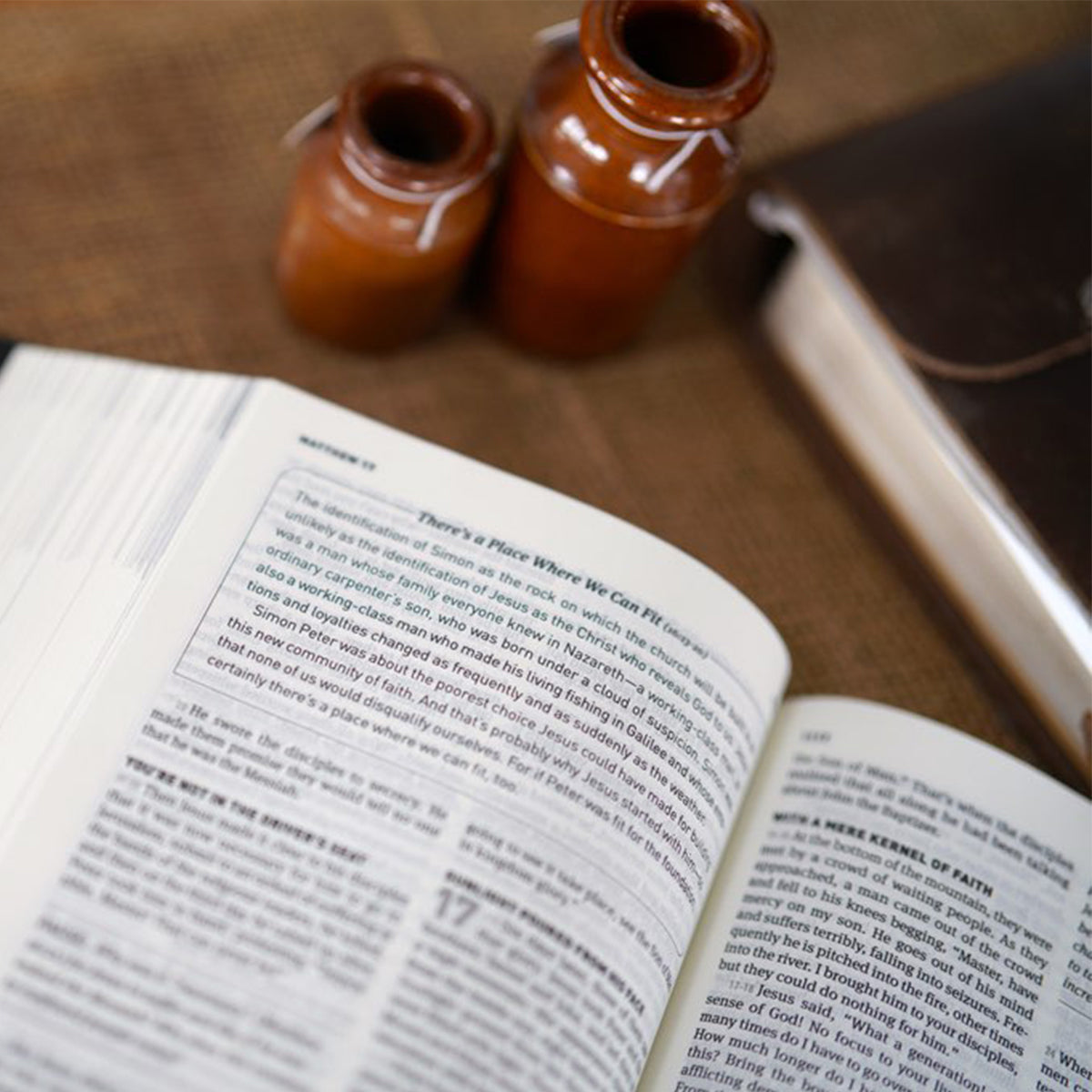 The Message Devotional Bible Large Print (Hardcover)