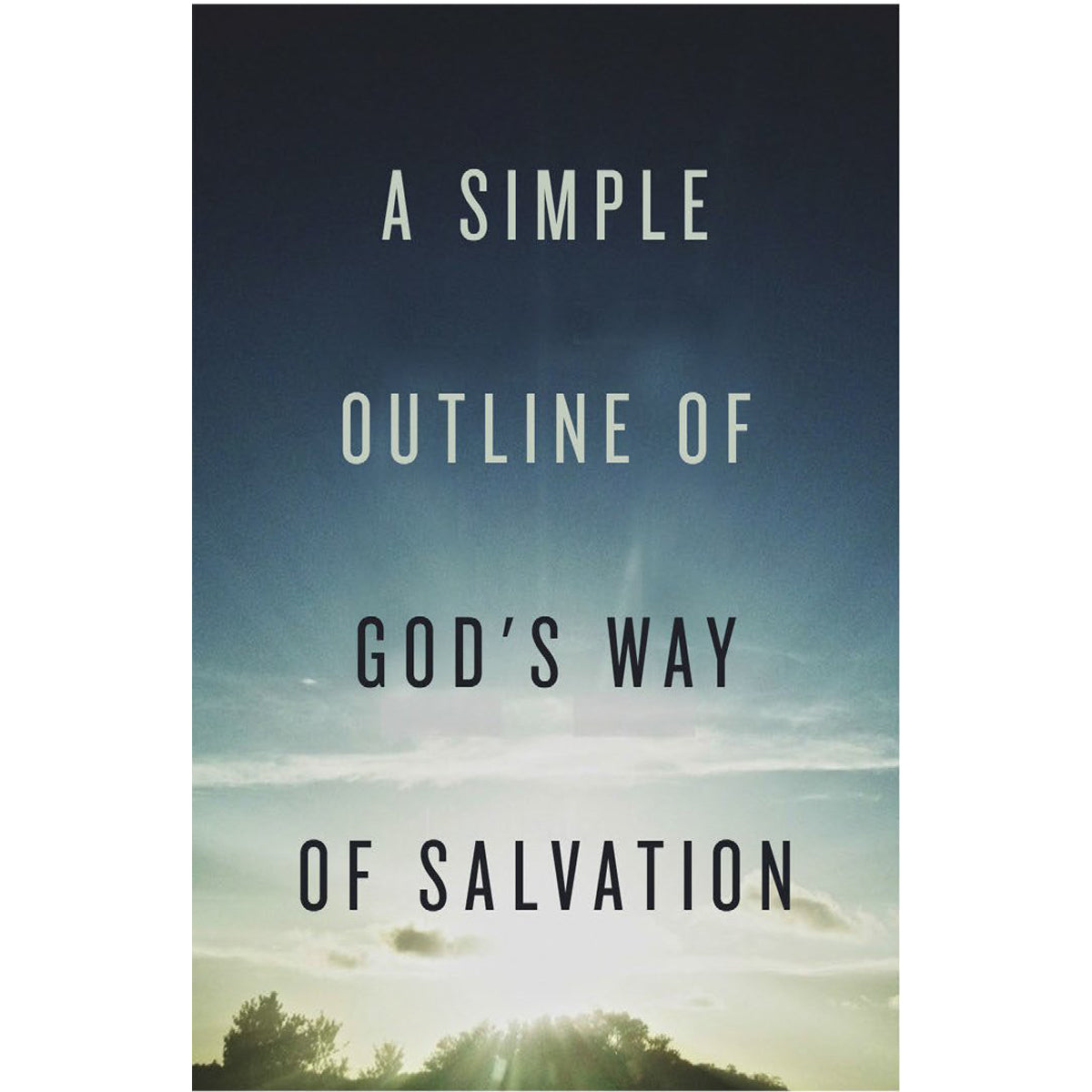 Simple Outline Of God's Way Of Salvation Booklets Pack Of 25
