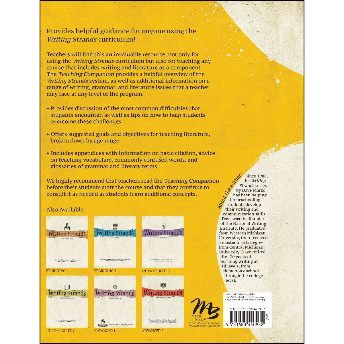 Writing Strands: Teaching Companion (Paperback)