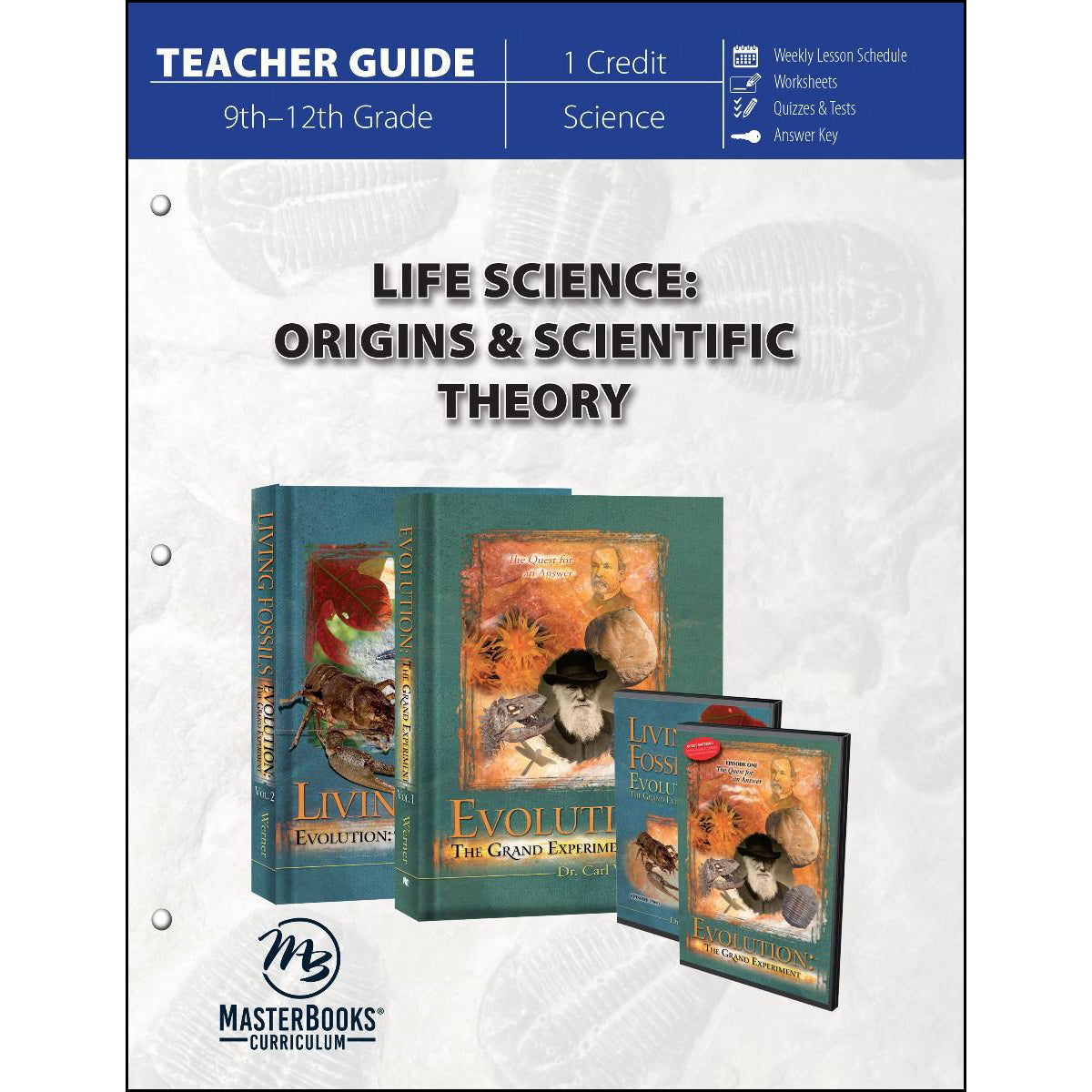 Life Science: Origins And Scientific Theory Teacher Guide (Paperback)