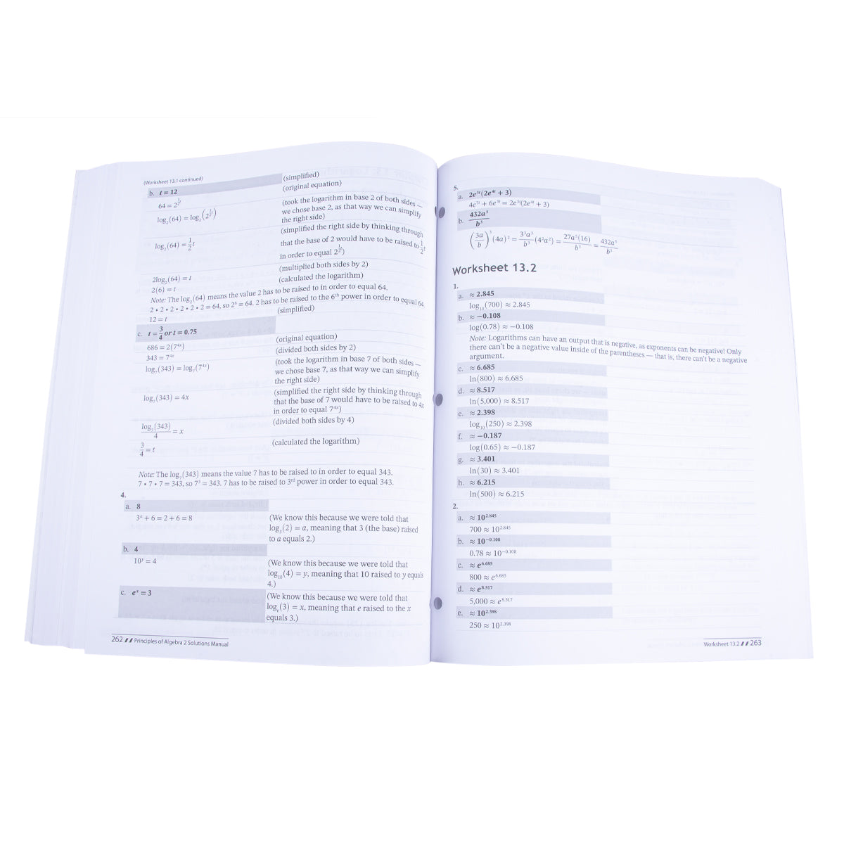 Principles Of Algebra 2: Applied Algebra From A Biblical Worldview, Solutions Manual (Paperback)