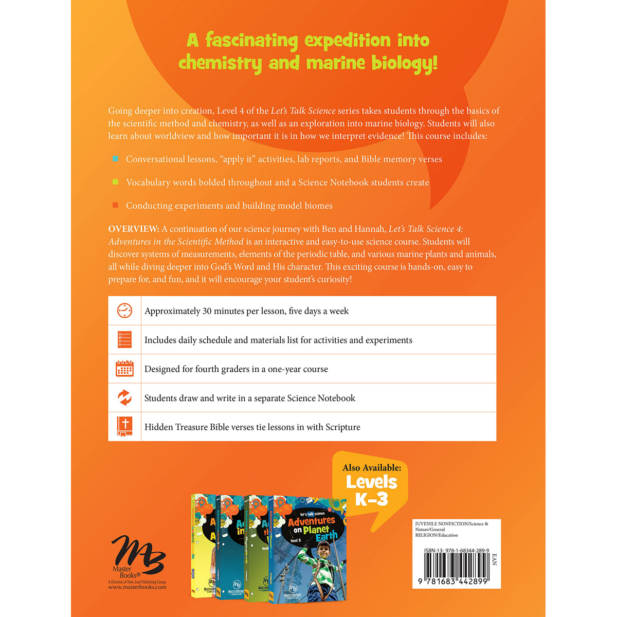 Adventures In The Scientific Method: Level 4 Let's Talk Science (Paperback)