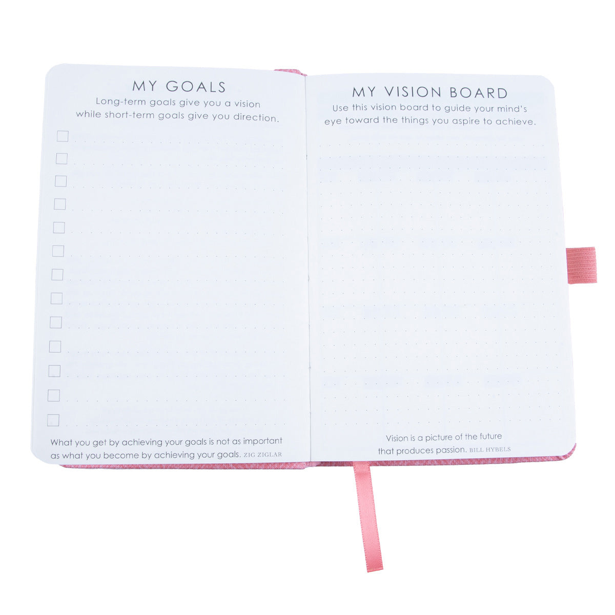 Baxter Undated Planner Pocket Edition Pink (Durable Synthetic Fibre Flexcover)
